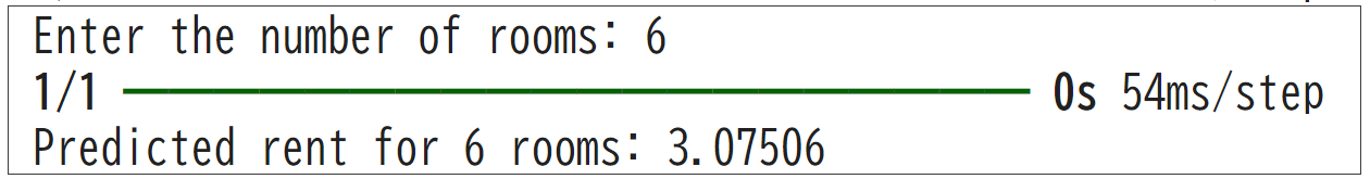 Prediction for a 6-bedroom house